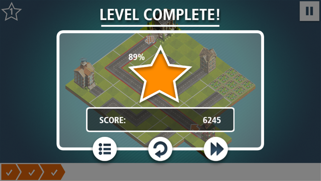 Twisted City - Bonus level complete